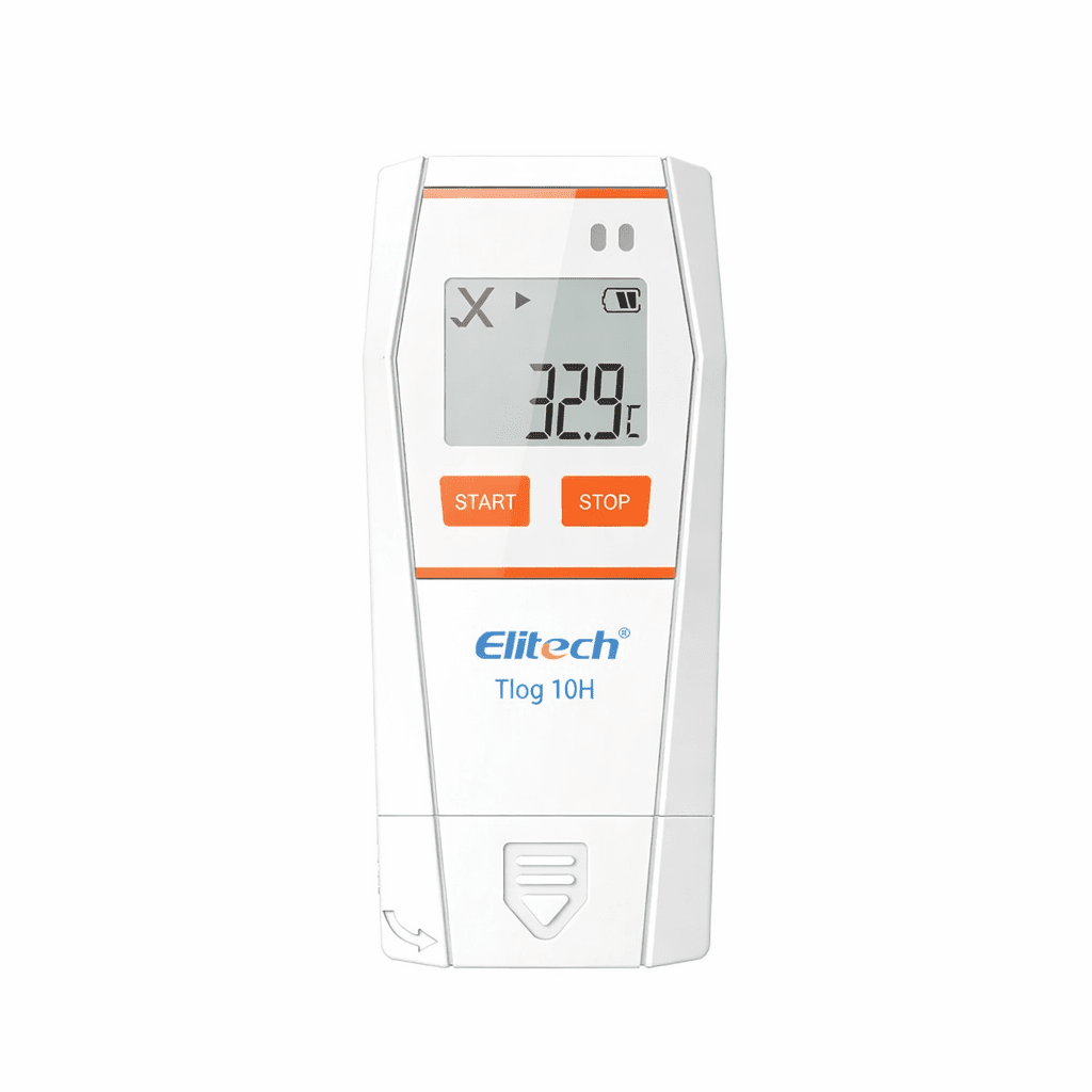 Datalogger de temperatura y humedad externo sin conexión bluetooth