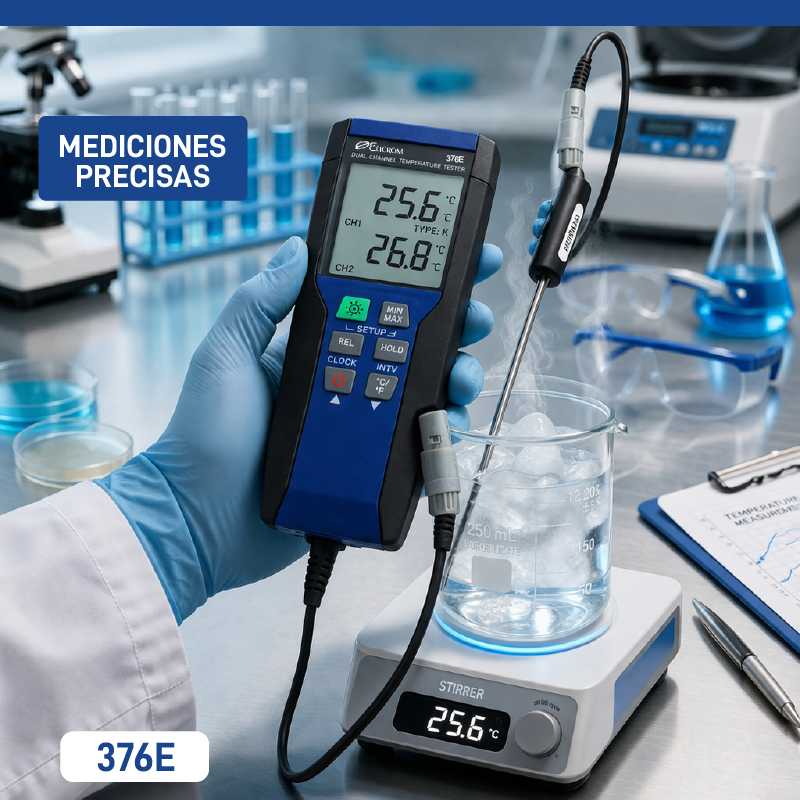 Termómetro patrón 0.01 °C con RTD - ELICROM