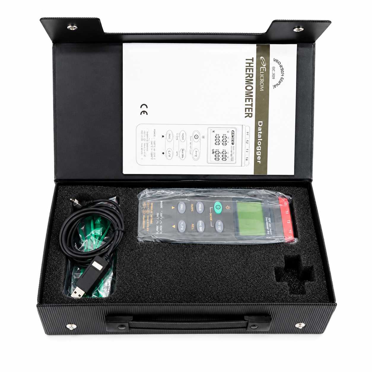 Termómetro Datalogger de 4 canales - ELICROM